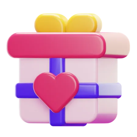 LOVE GIFT 3D Icon