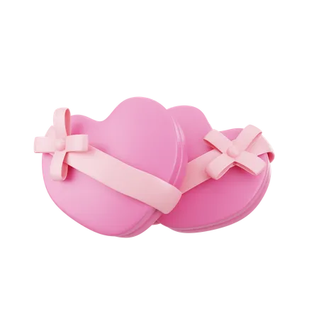 3 D Pink Love Giftbox Illustration Icon Object 3D Icon
