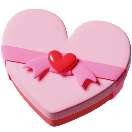Love Gift 3 D Icon 3D Icon