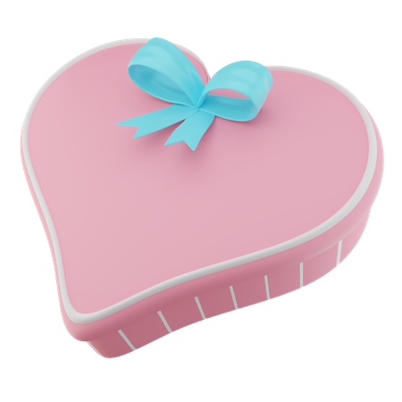 Love Gift Box  3D Icon