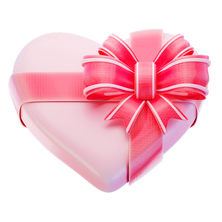 Love Gift Box  3D Icon