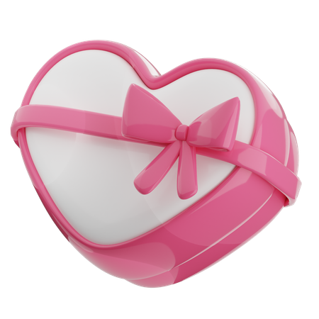 Love Gift Box  3D Icon