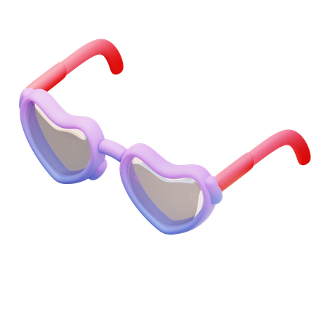 Love Glasses  3D Icon