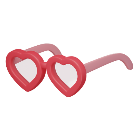 Love Glasses  3D Icon