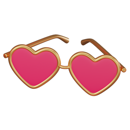 Love Glasses  3D Icon