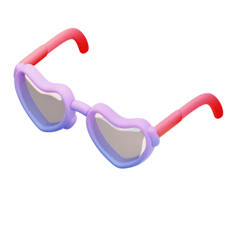 Love Glasses  3D Icon