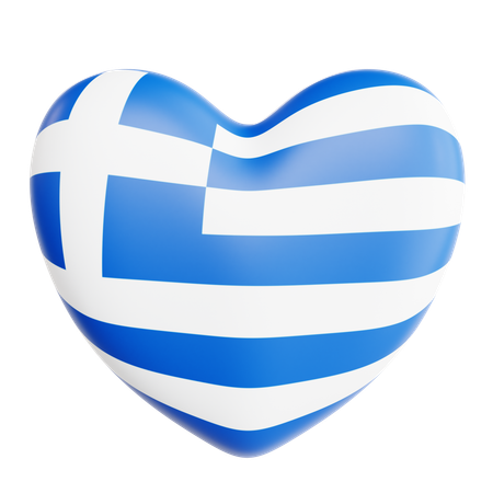 Love Greece  3D Icon