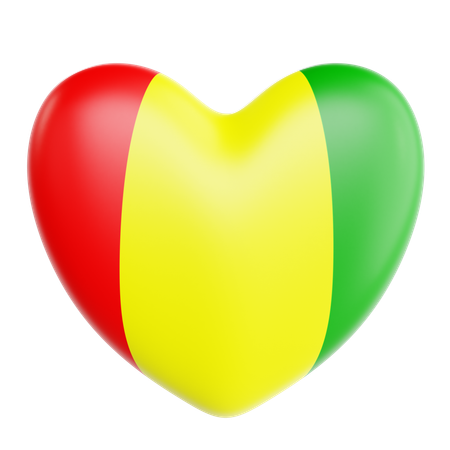 Love Guinea  3D Icon