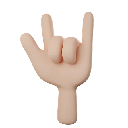 Love Hand  3D Icon