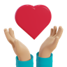 love hand png