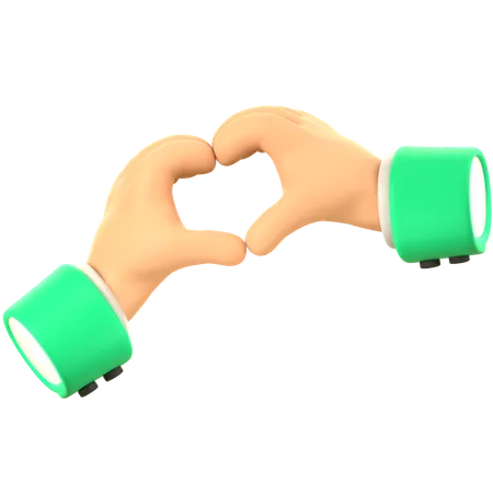 Love Hand Gesture  3D Icon