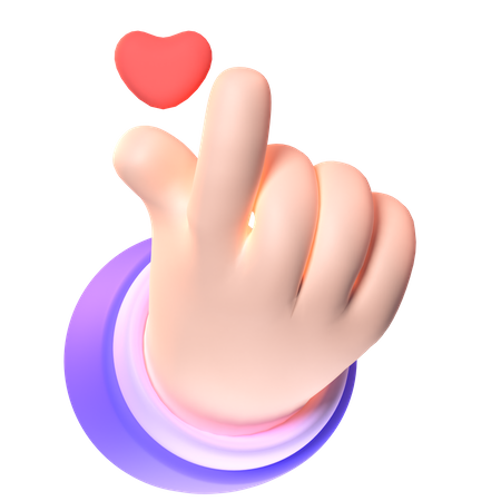 Love Hand Gesture  3D Icon