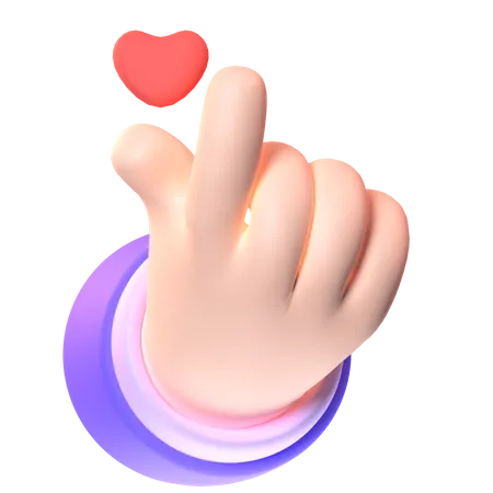 Love Hand Gesture  3D Icon