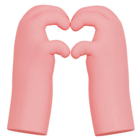 Love Hand Gesture  3D Icon