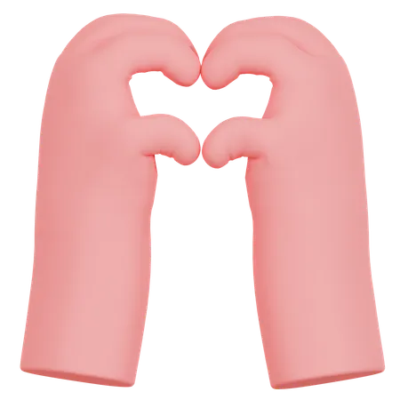 Love Hand Gesture  3D Icon