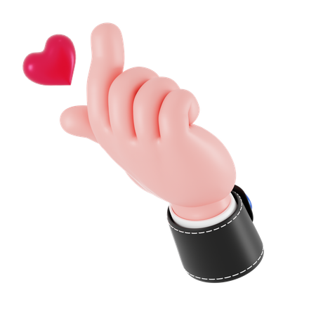 Love Hand Gesture  3D Icon