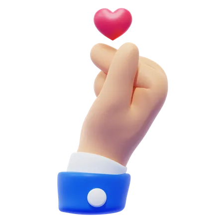 Love Hand Gesture 3D Icon