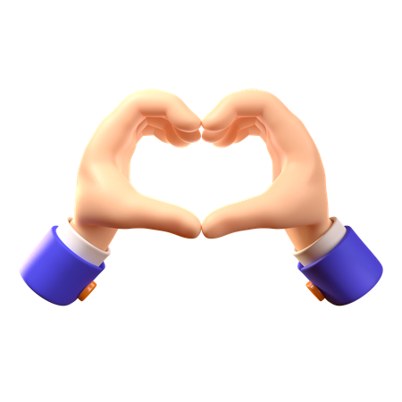 Love Hand Gesture  3D Icon