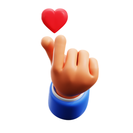 Love Hand Gestures  3D Icon