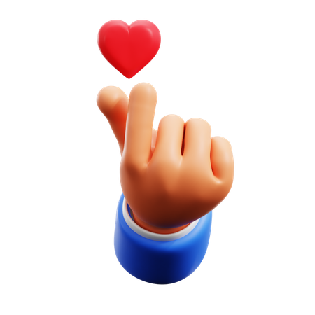 Love Hand Gestures  3D Icon
