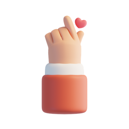 Love Hand Sign  3D Icon