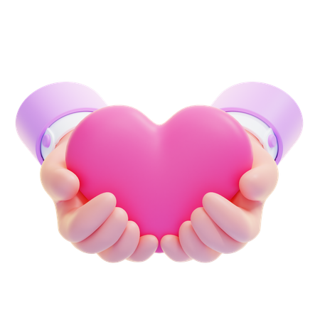 Love Hands  3D Icon