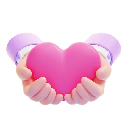 Love Hands  3D Icon