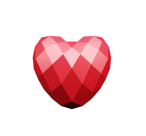 Love Heart  3D Icon