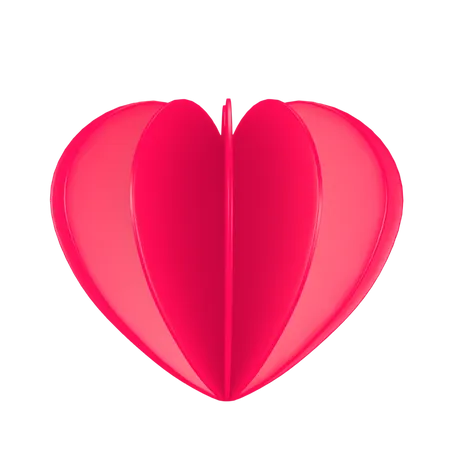 Love Heart  3D Icon