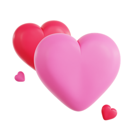 Love Heart  3D Icon