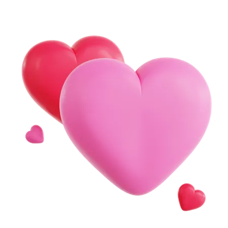 Love Heart  3D Icon