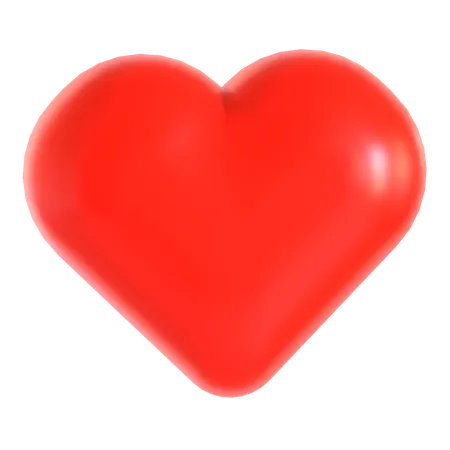 Love Heart  3D Icon