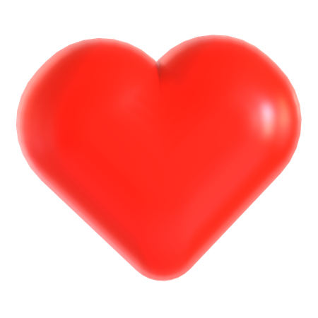 Love Heart  3D Icon