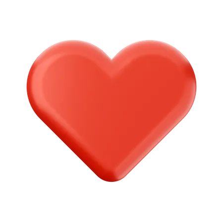 Love Heart  3D Icon