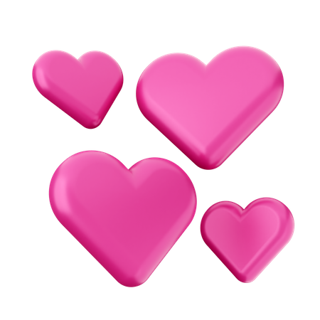 Love Heart  3D Icon
