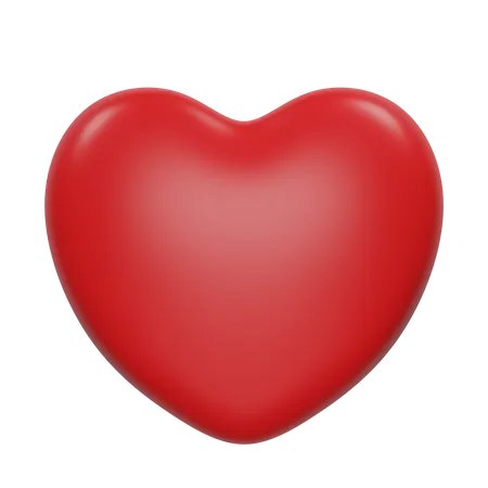 Love Heart Shape  3D Icon