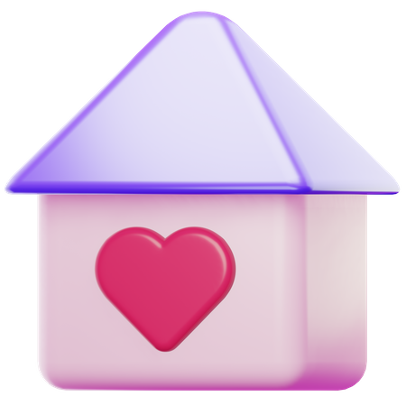 LOVE HOME 3D Icon