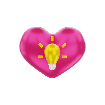 Love Idea 3D Illustration