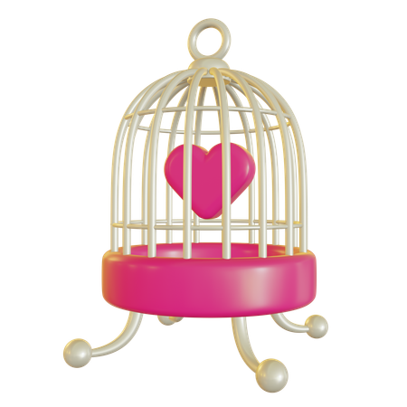 Love In Cage  3D Icon