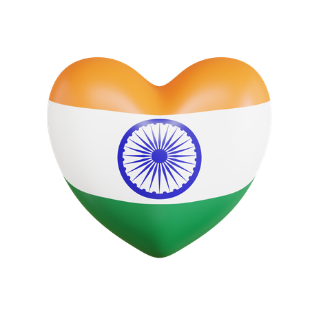 Love India  3D Icon