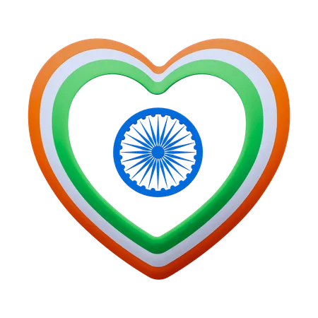 Love India  3D Icon