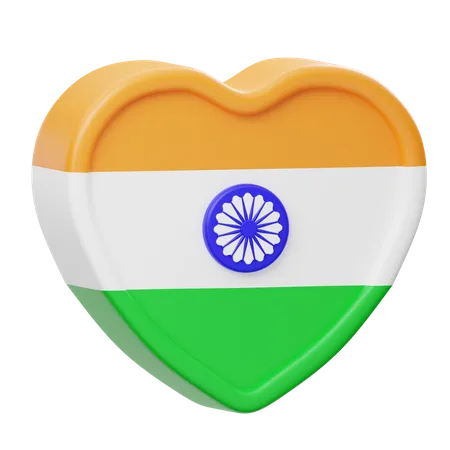 Love Indian  3D Icon