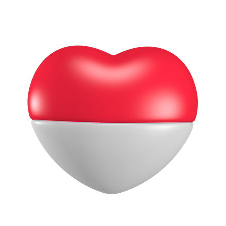 Love Indonesia  3D Icon