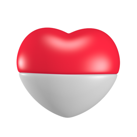 Love Indonesia  3D Icon