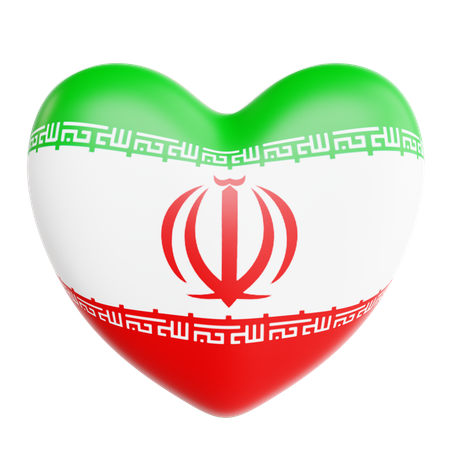 Love Iran  3D Icon