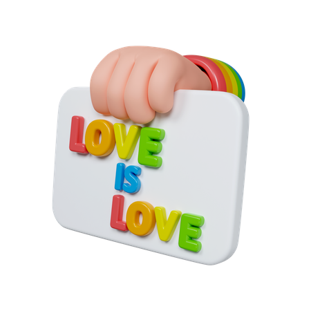Lgbtq Love  3D Icon