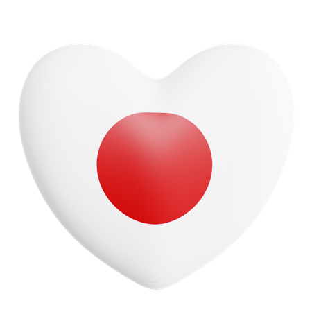 Love Japan  3D Icon