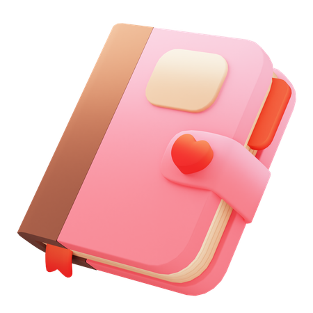 Love journal  3D Icon