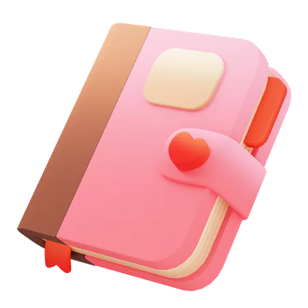 Love journal  3D Icon