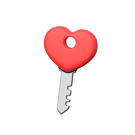 Love Key Unlocks Hearts Ignites Passion Fosters Connection Inspires Devotion And Navigates Lifes Journey With Trust Kindness And Understanding 3D Icon